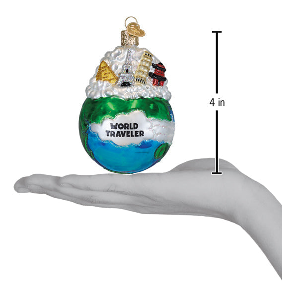 Old World Christmas: World Traveler Christmas Ornament