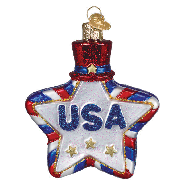 Old World Christmas: USA Star Christmas Ornament