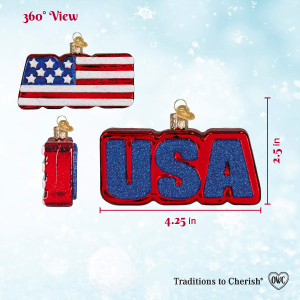 Old World Christmas: USA Christmas Ornament