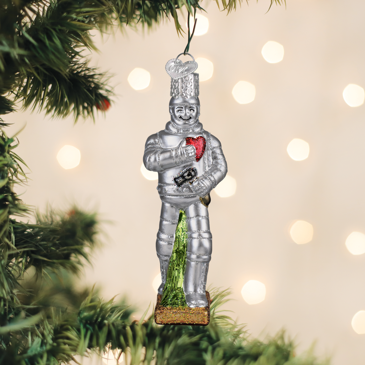 Old World Christmas: Tin Woodman Christmas Ornament