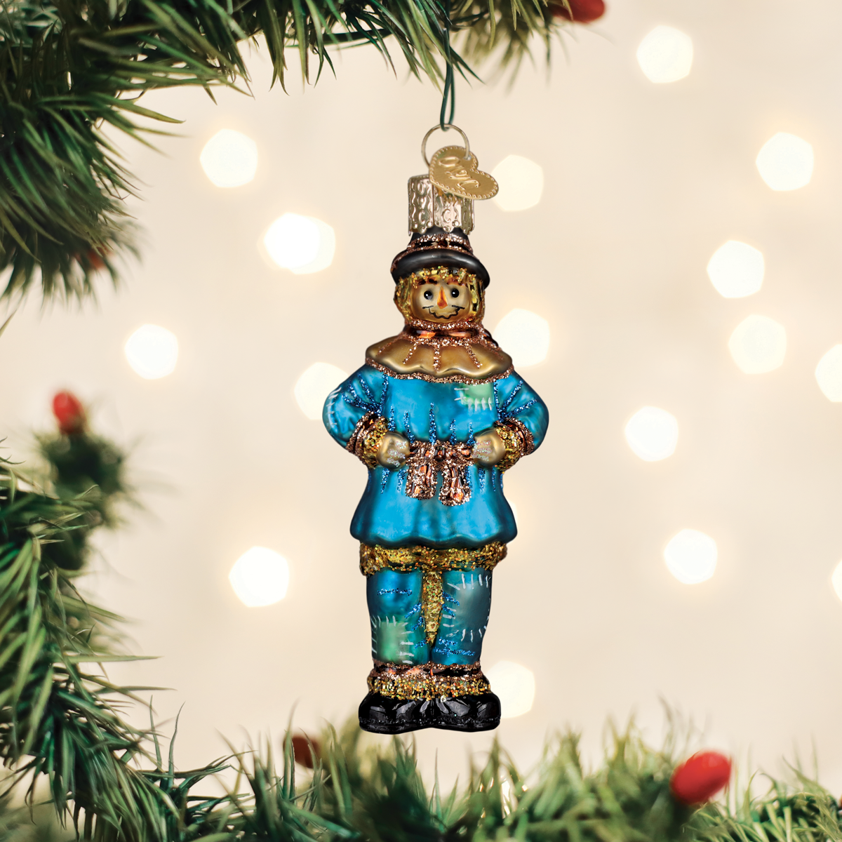 Old World Christmas: Scarecrow Christmas Ornament