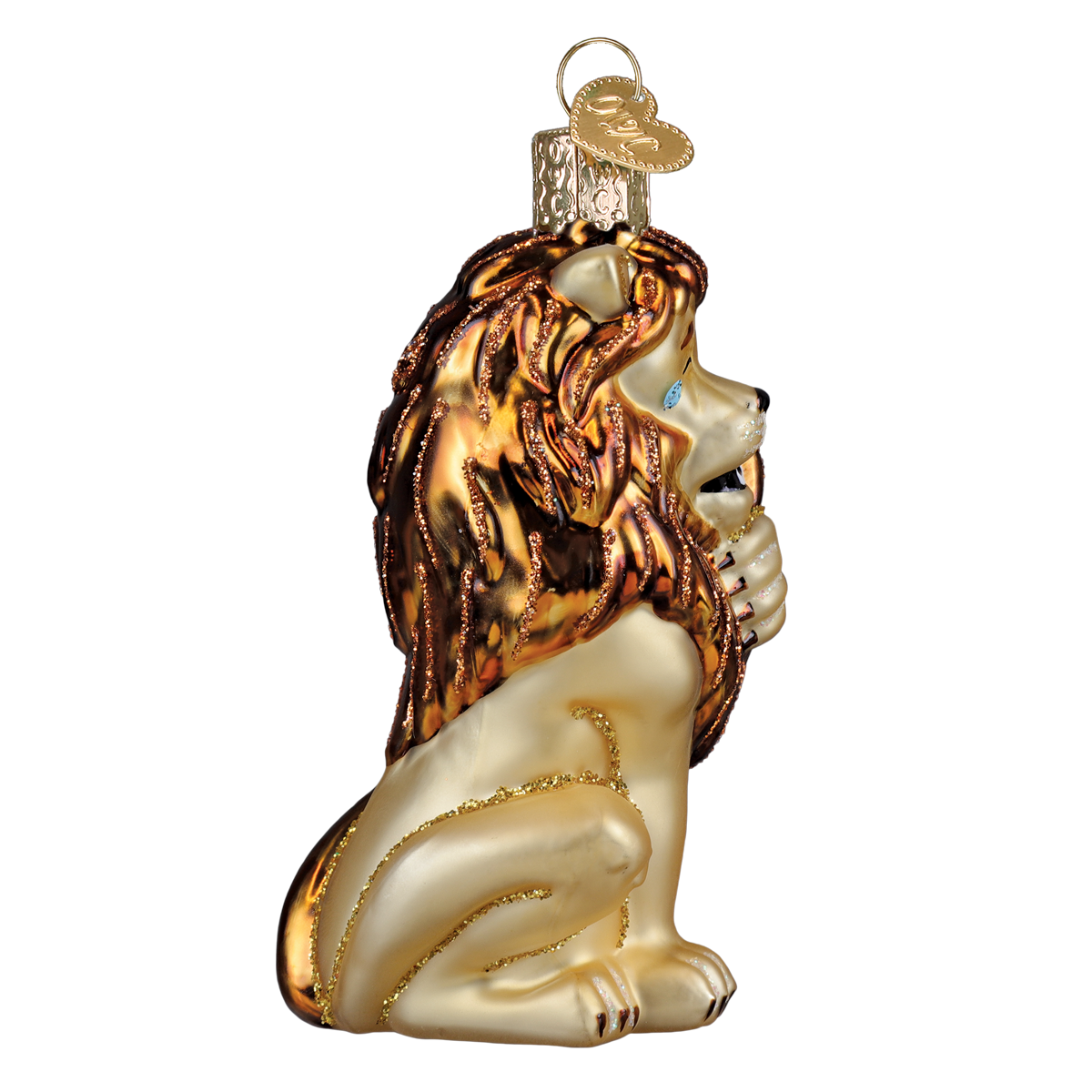 Old World Christmas: Cowardly Lion Christmas Ornament