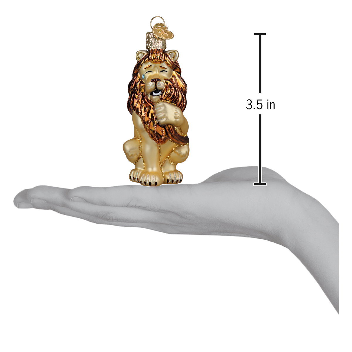 Old World Christmas: Cowardly Lion Christmas Ornament