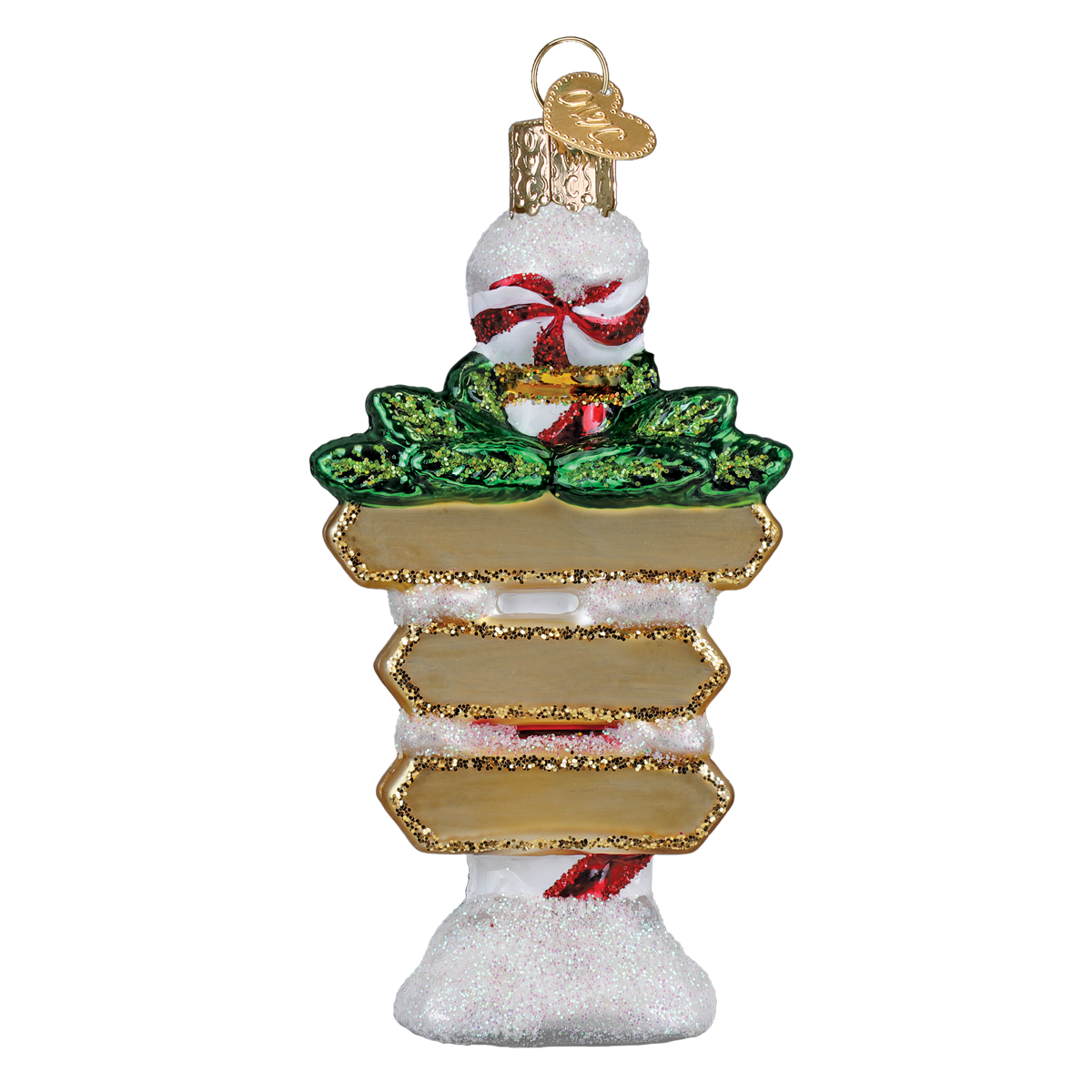 Old World Christmas: Jolly Junction Post Christmas Ornament