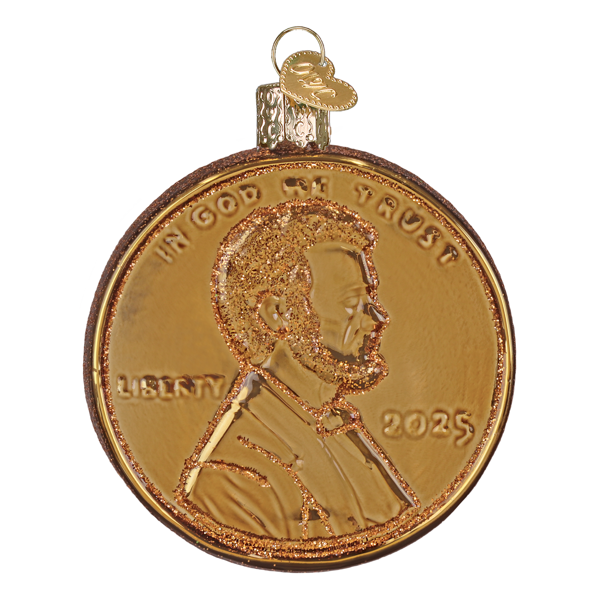 Old World Christmas: Not-a-Penny-More Christmas Ornament