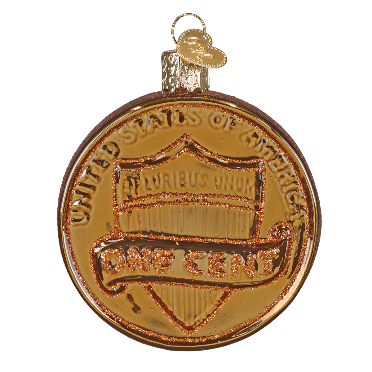 Old World Christmas: Not-a-Penny-More Christmas Ornament