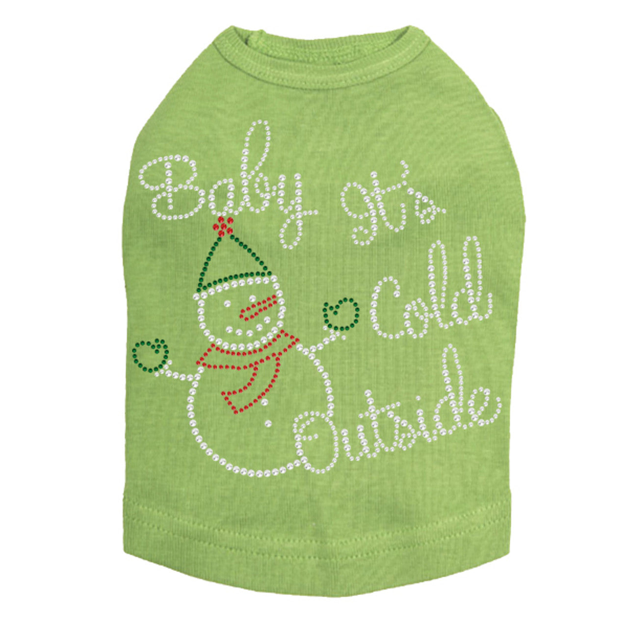 Baby Its Cold Outside Snowman - Dog Tank