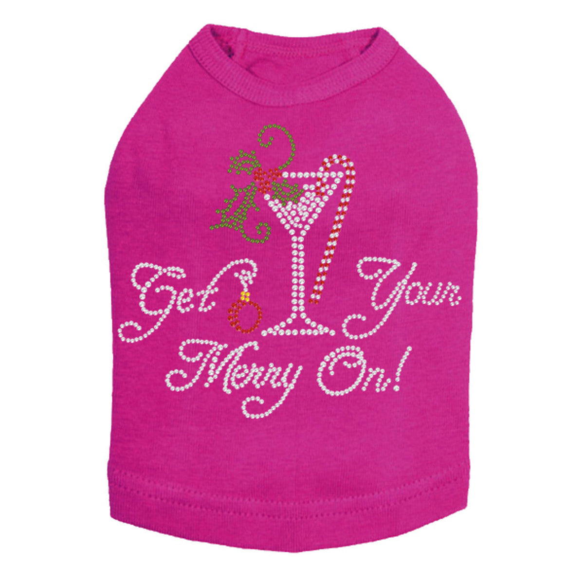 Christmas Martini - Dog Tank