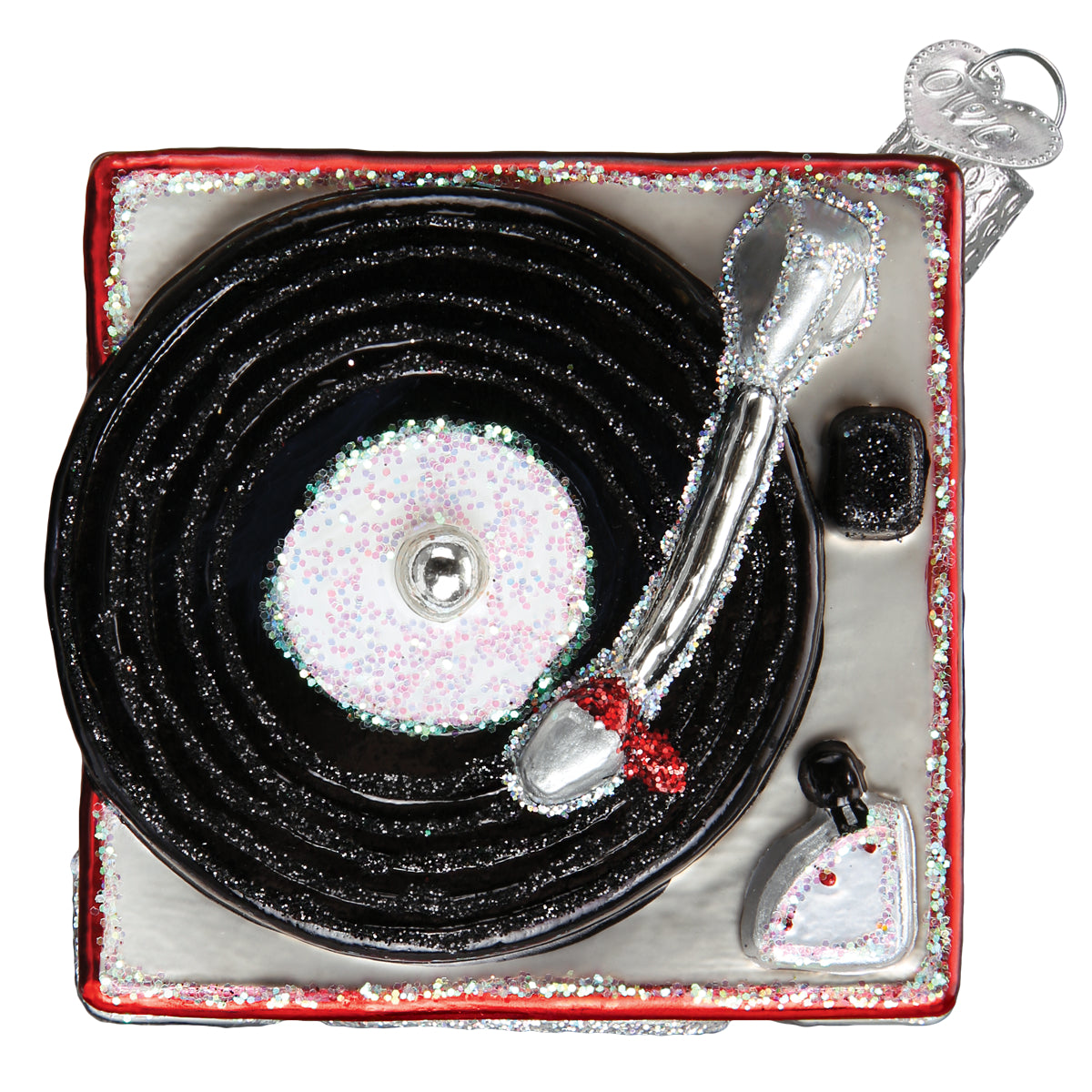 Old World Christmas: Record Player Christmas Ornament