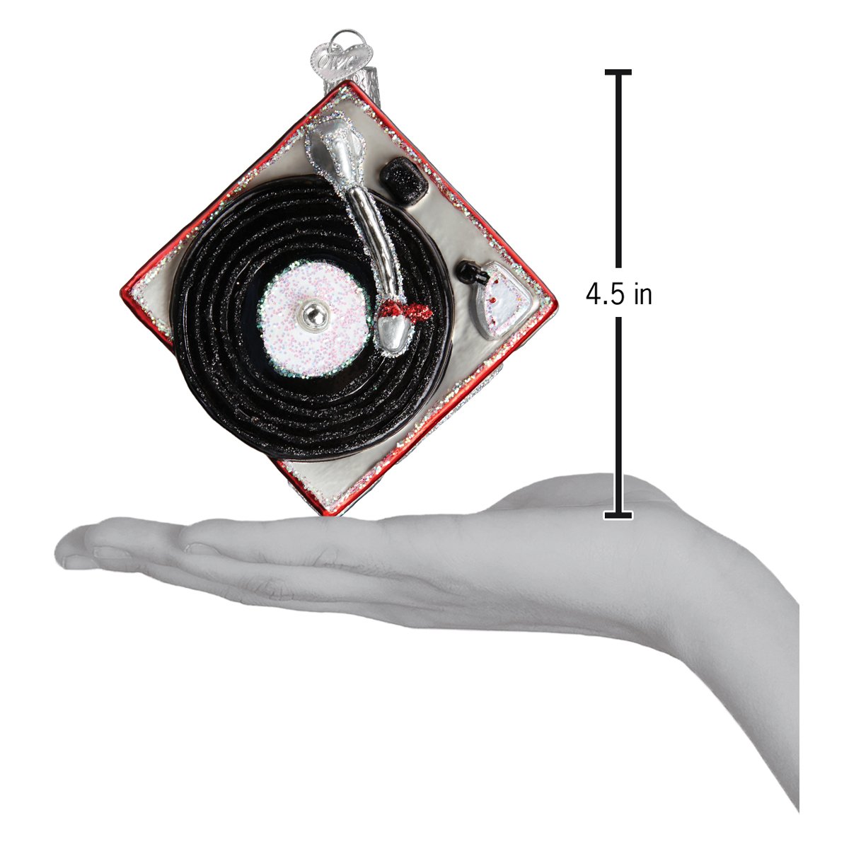 Old World Christmas: Record Player Christmas Ornament