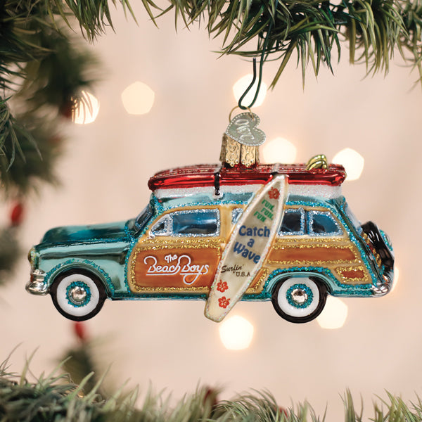 The Beach Boys Surfin Woody Ornament - HT Animal Supply