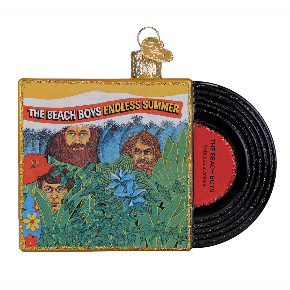 Old World Christmas: Endless Summer Album Christmas Ornament