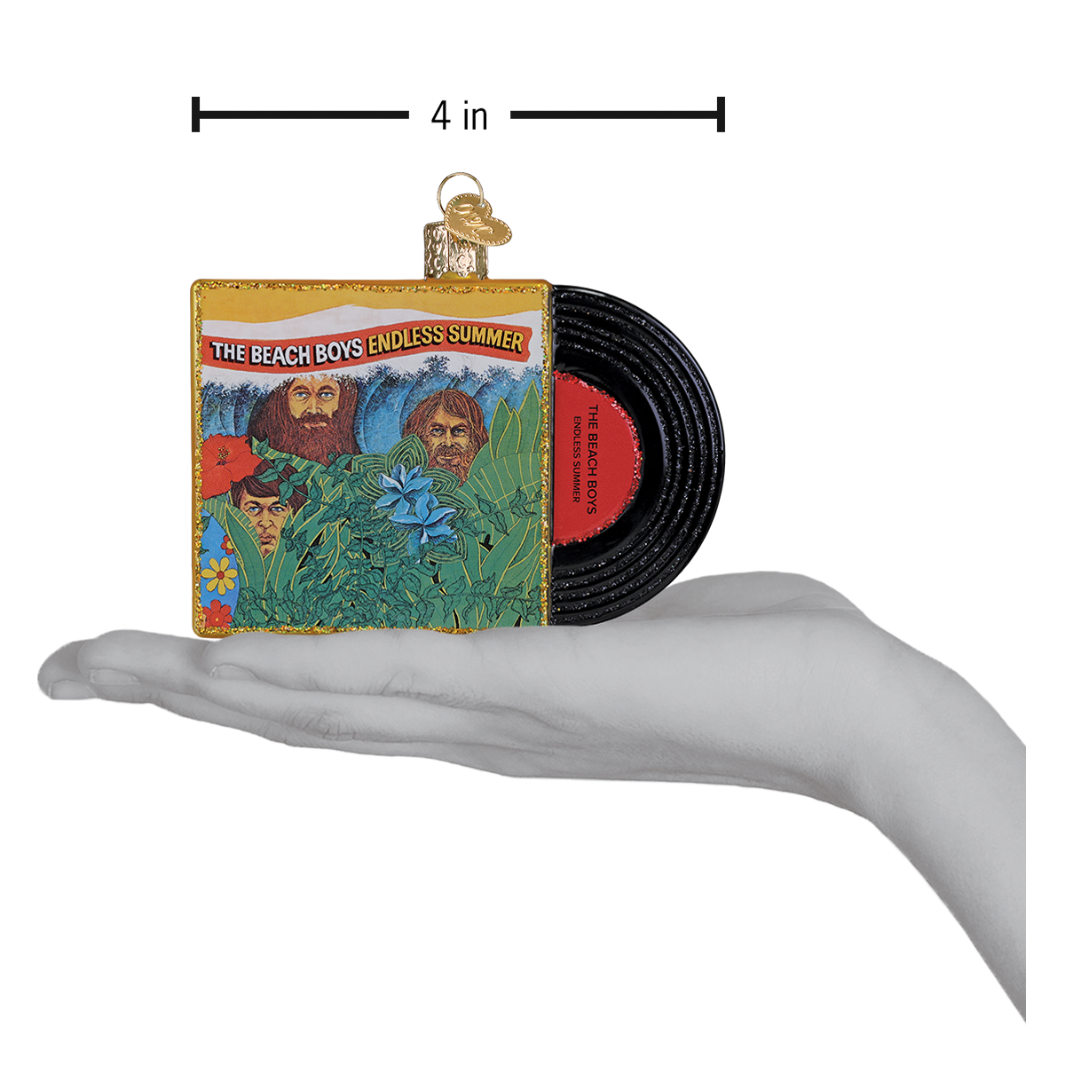 Old World Christmas: Endless Summer Album Christmas Ornament