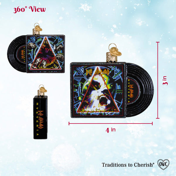Old World Christmas: Hysteria Album Christmas Ornament