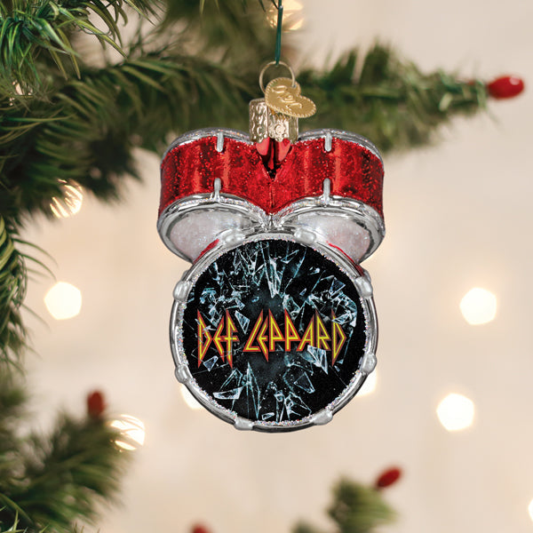 Old World Christmas: Def Leppard Drum Christmas Ornament