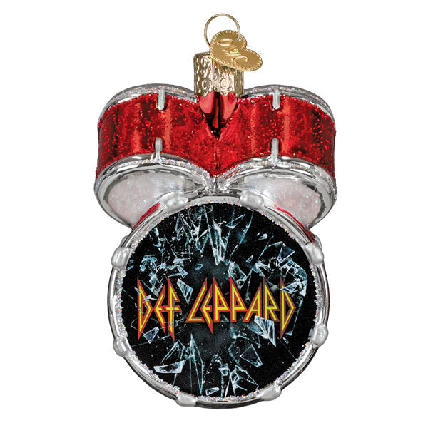 Old World Christmas: Def Leppard Drum Christmas Ornament