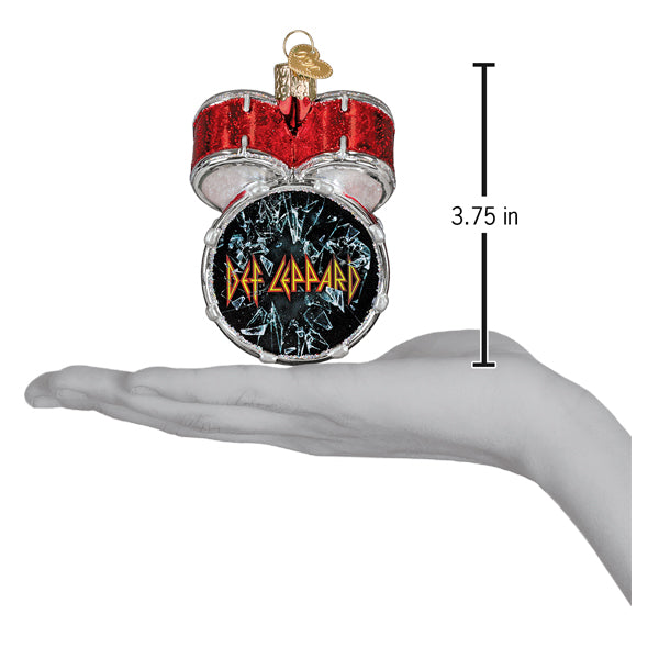 Old World Christmas: Def Leppard Drum Christmas Ornament