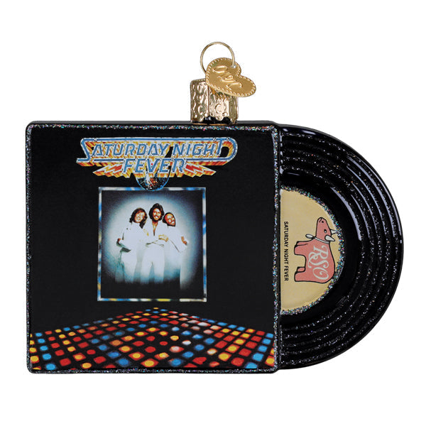 Old World Christmas: Saturday Night Fever Album Christmas Ornament