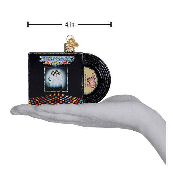 Old World Christmas: Saturday Night Fever Album Christmas Ornament