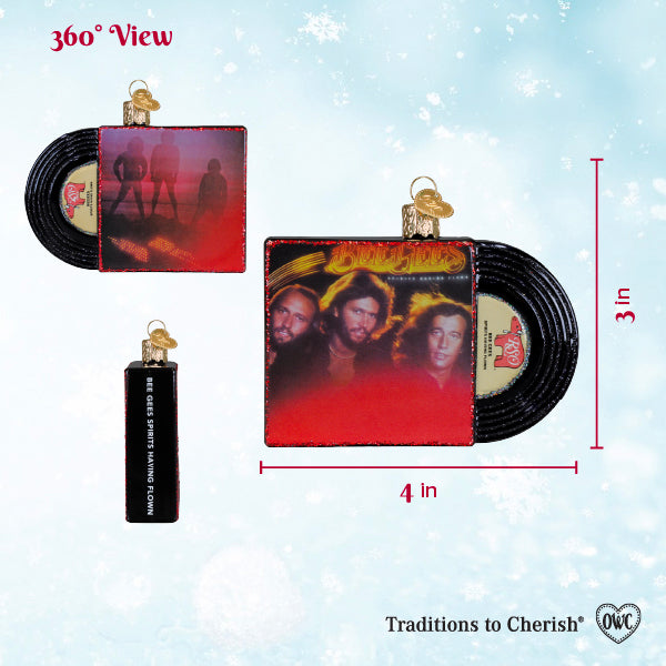 Old World Christmas: Spirits Having Flown Album Christmas Ornament