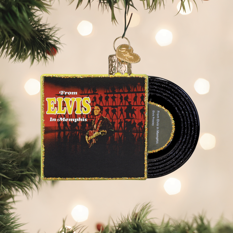 Old World Christmas: From Elvis In Memphis Album Christmas Ornament