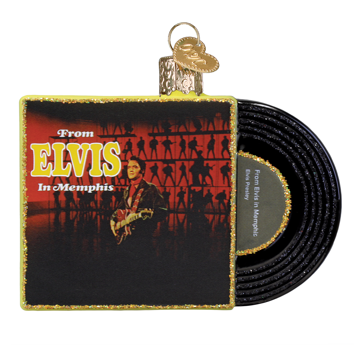 Old World Christmas: From Elvis In Memphis Album Christmas Ornament