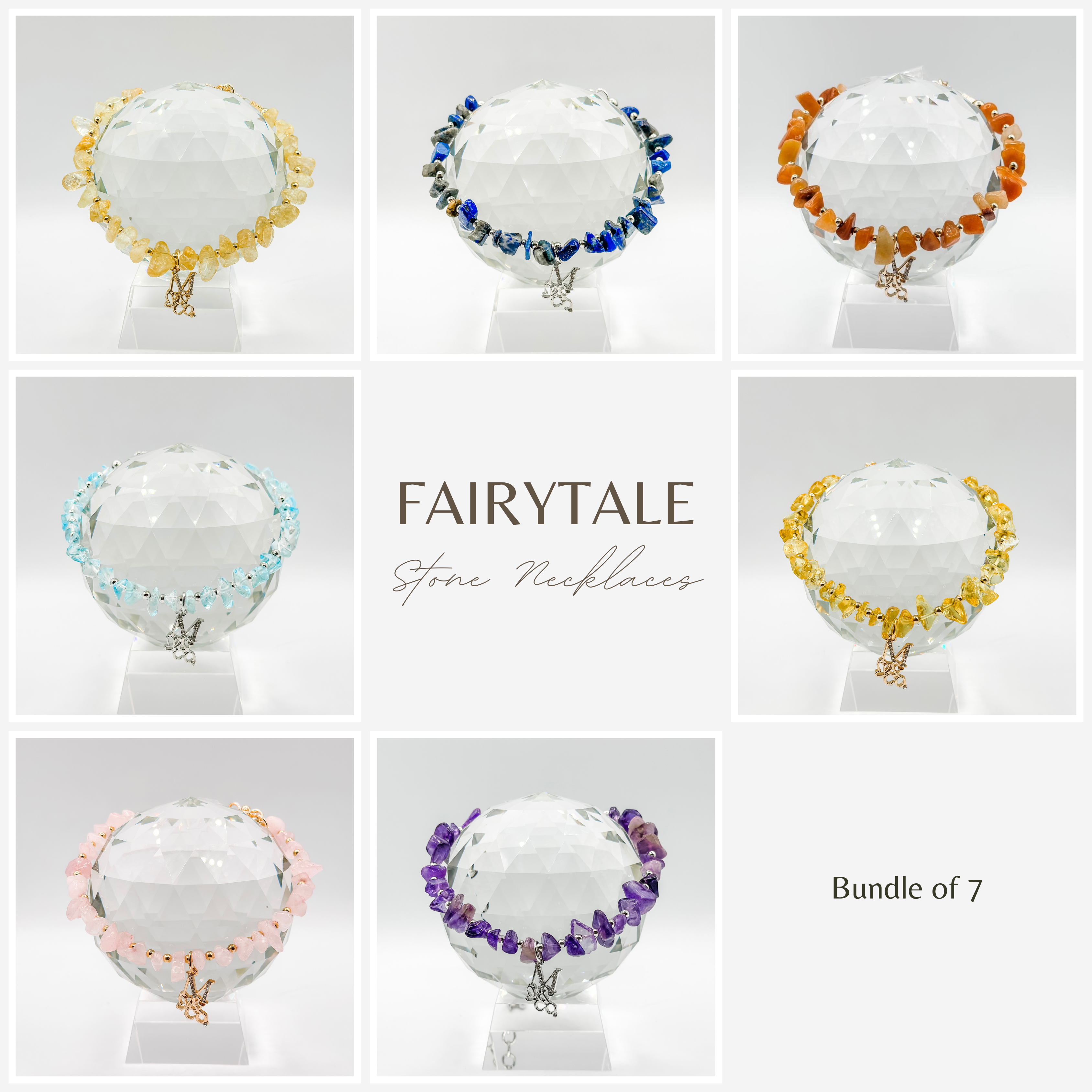 Fairytale: Stone Necklace Bundle (7)