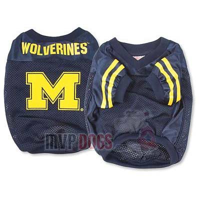 NCAA Michigan Wolverines Replica Dog Jersey by SportyK9