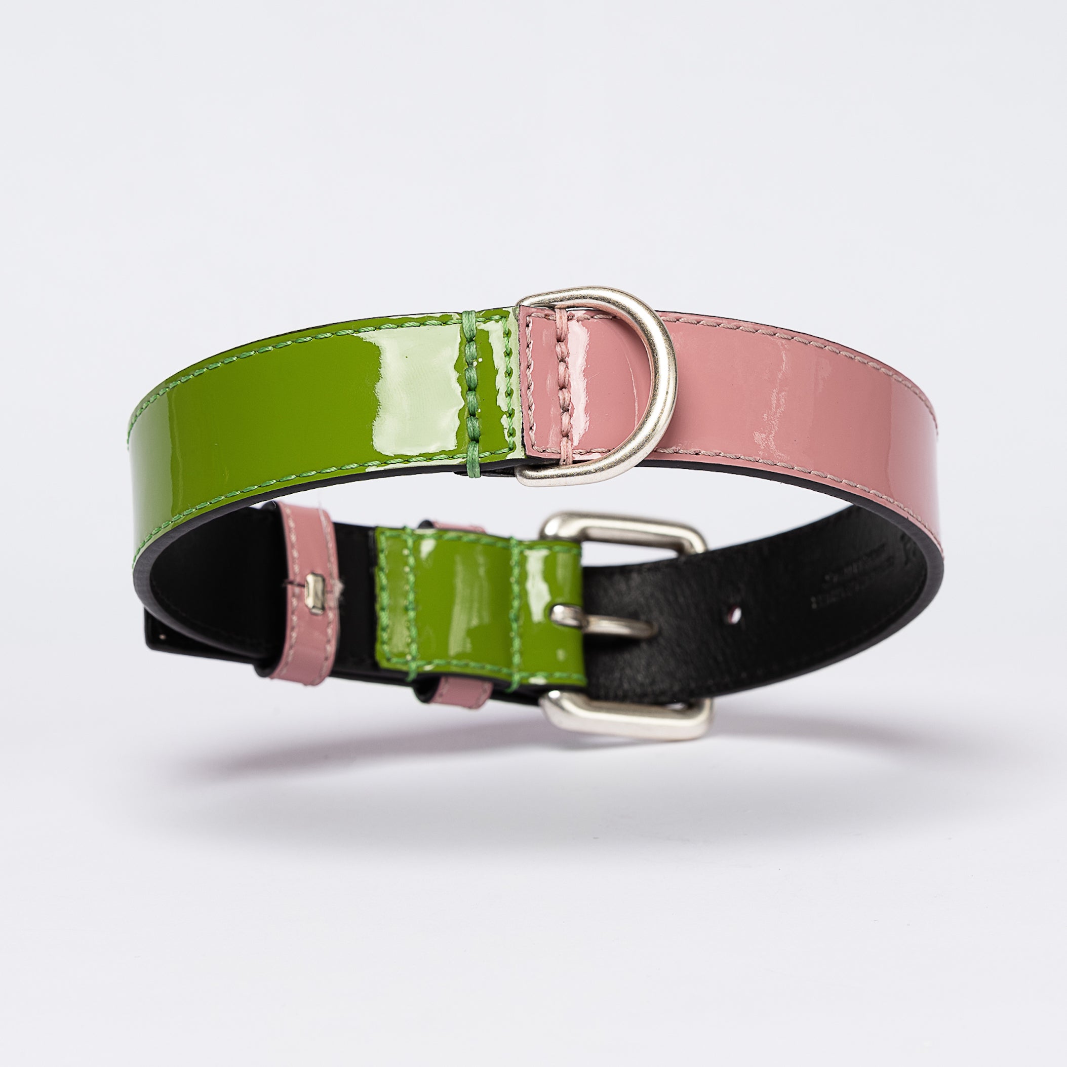 Patent Leather Psichedelic-Collar