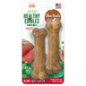 Nylabone Healthy Edibles All-Natural Long Lasting Roast Beef Dog Chew Treats (2pk) (1.5oz)