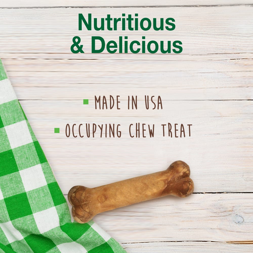 Nylabone Healthy Edibles All-Natural Long Lasting Roast Beef Dog Chew Treats (2pk) (1.5oz) - HT Animal Supply