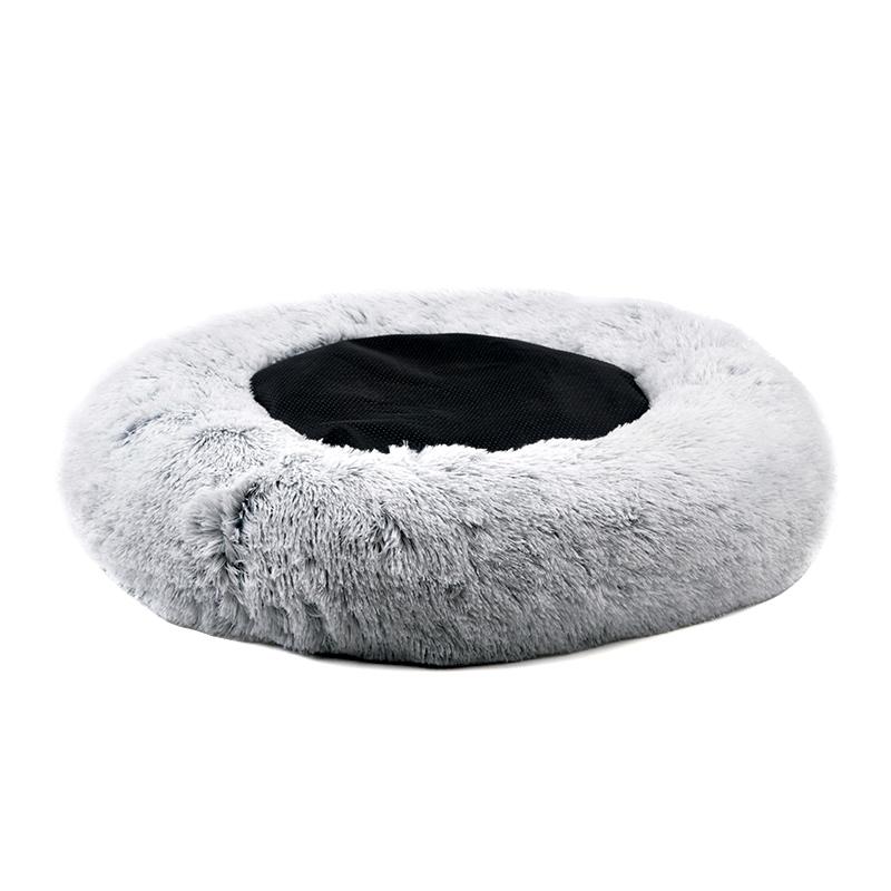 Mr. Peanuts 28" OrthoPlush® Pet Bed - Snowflake White Two Tone