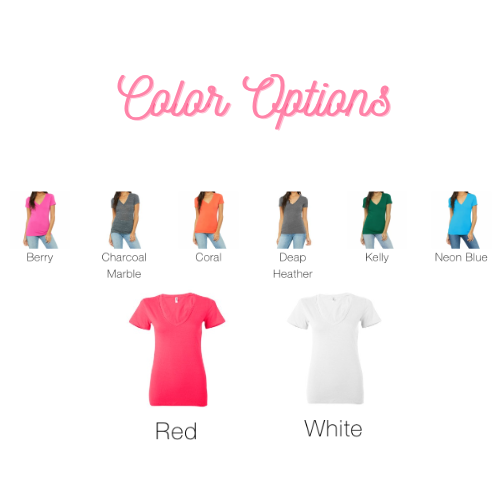 Custom Ladies Jersey Short-Sleeve Deep V-Neck T-Shirt - HT Animal Supply