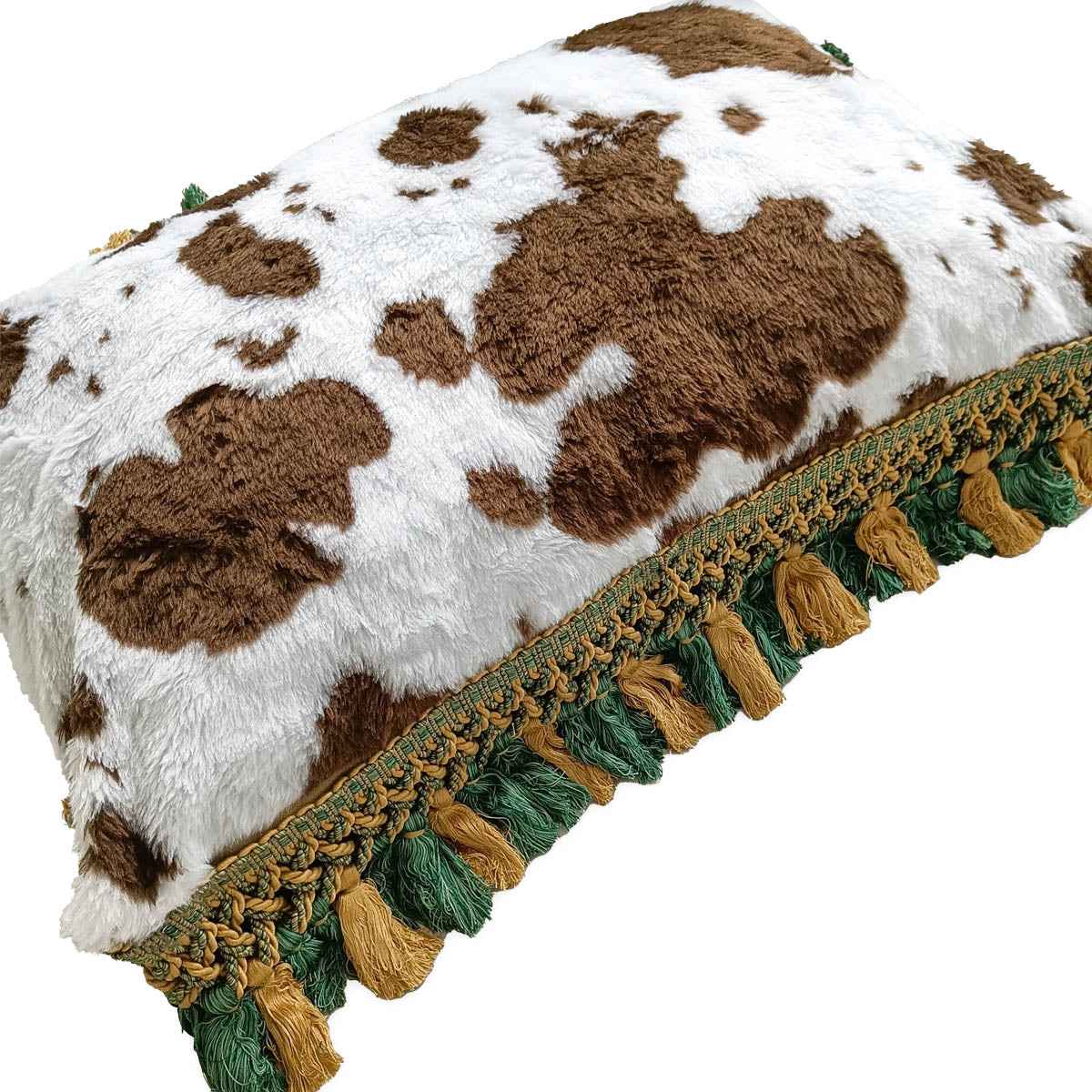Mucca Texana Cow Print Luxury Pet Pillow Bed