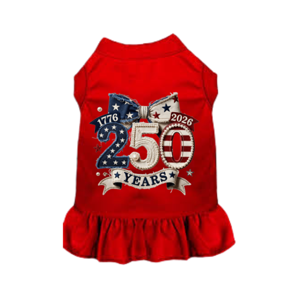 The Liberty Heiress 250 Couture Dog Dress
