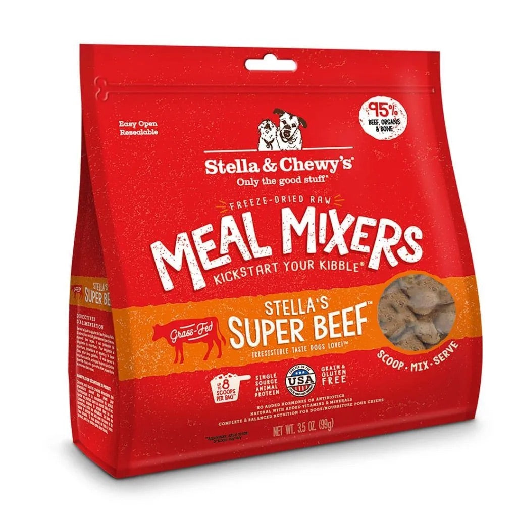 Stella & Chewys Freeze Dried Meal Mixers Beef Dog Food (18oz)