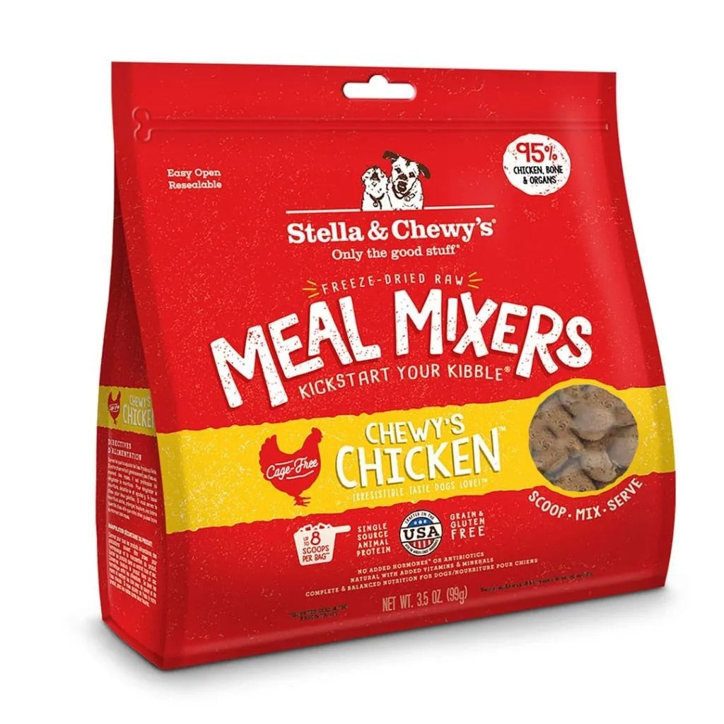 Stella & Chewys Freeze Dried Meal Mixers Chicken Flavor Dog Food (18oz)