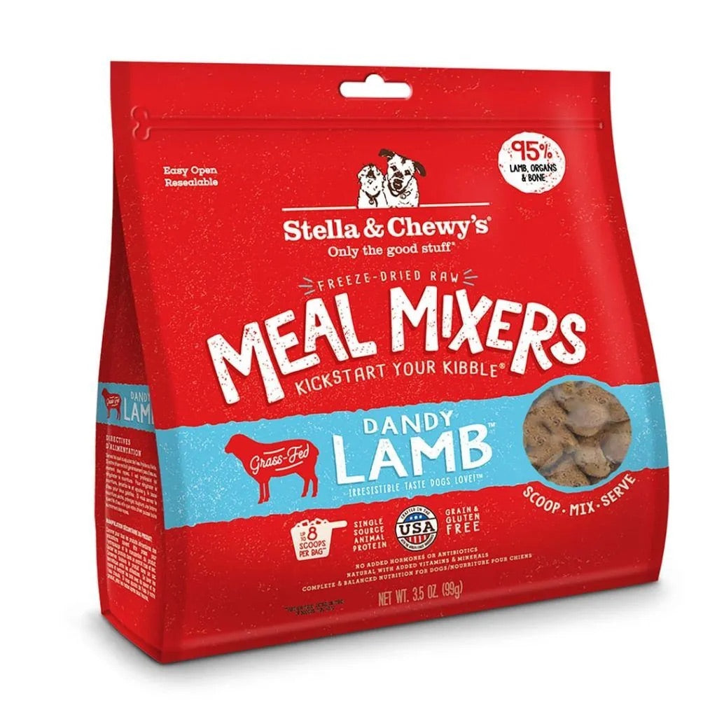 Stella & Chewys Freeze Dried Meal Mixers Lamb Dog Food (18oz)