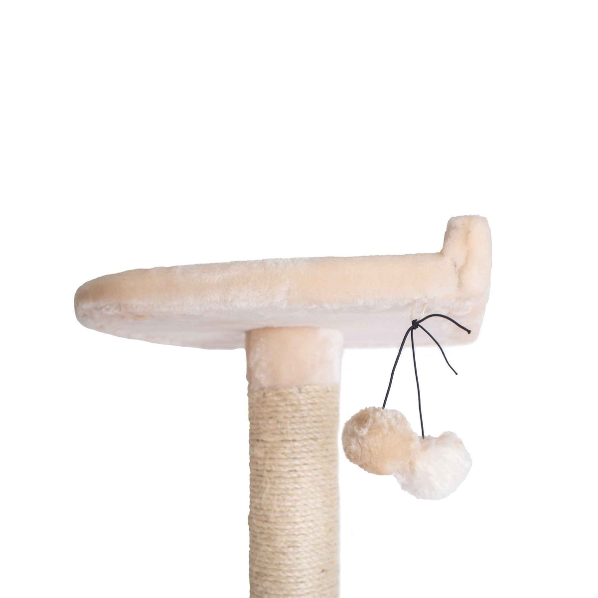 Armarkat 64" Cat Tree With Sractch Sisal Post Soft-side Playhouse  A6401 Almond