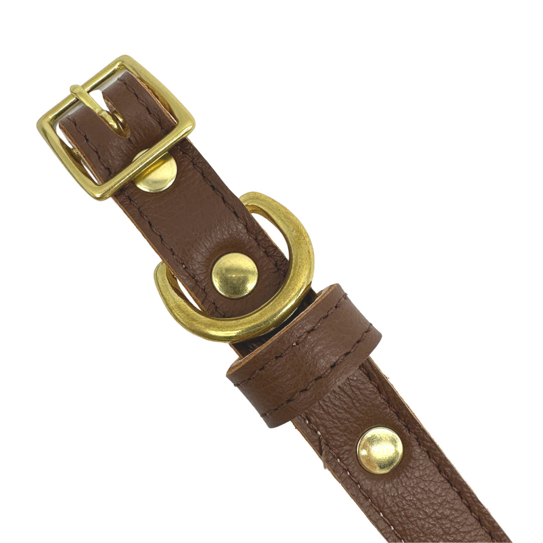 Bonne et Filou – Classic Leather Dog Collar