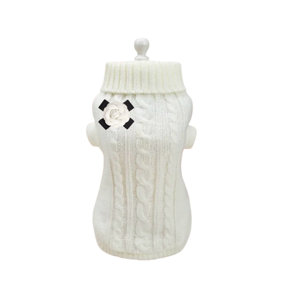 The Camellia Cable Knit Sweater