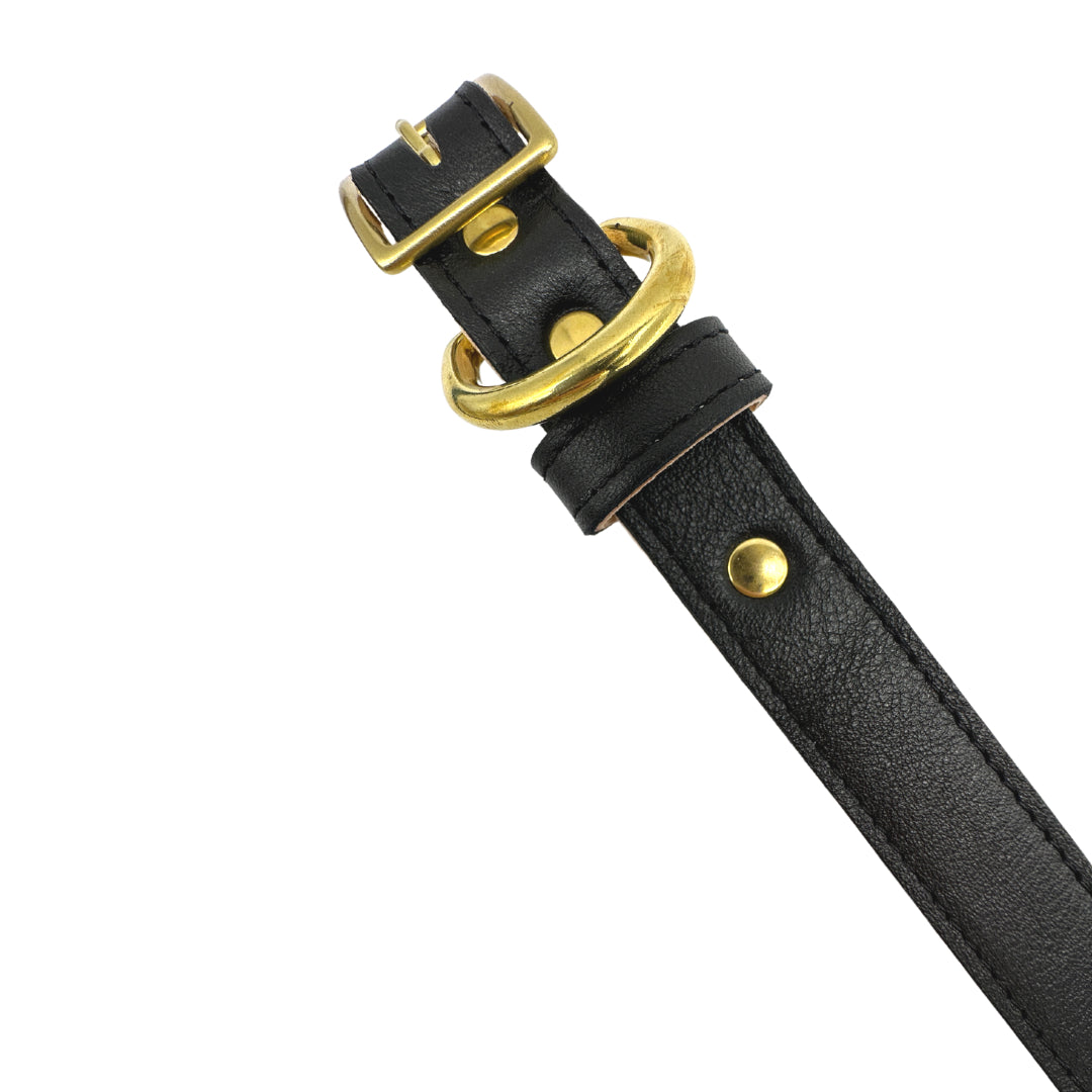 Bonne et Filou – Classic Leather Dog Collar