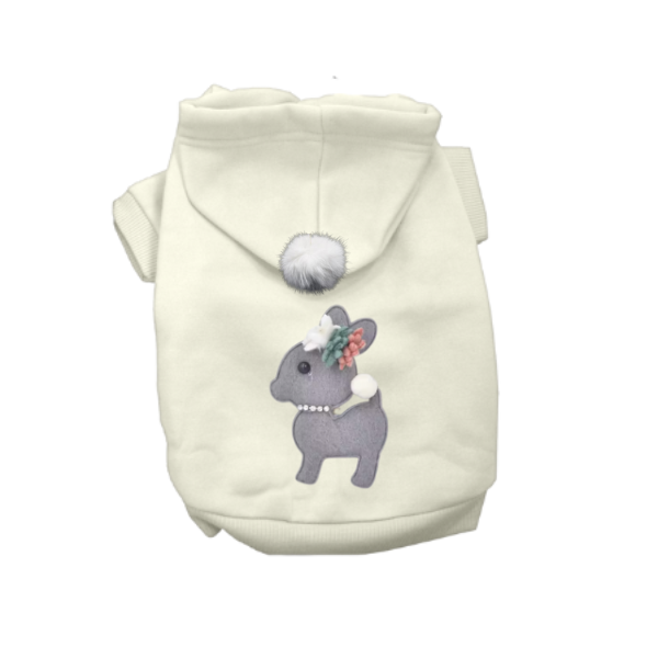 Enchanted Fawn Winter Dog Hoodie