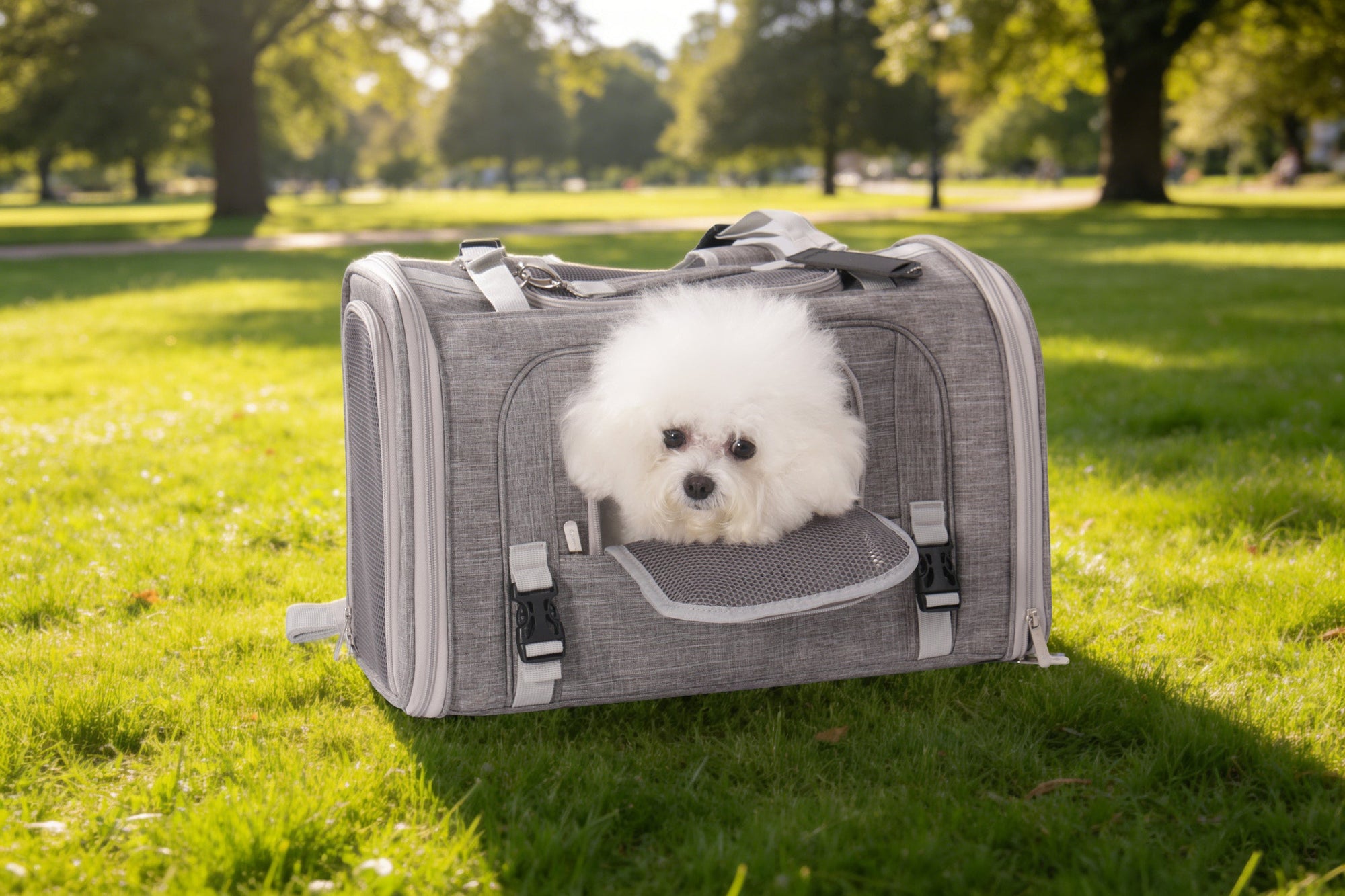Mr. Peanuts Monterey Series Airline Compliant Horizontal Backpack Pet Carrier | HT Animal Supply