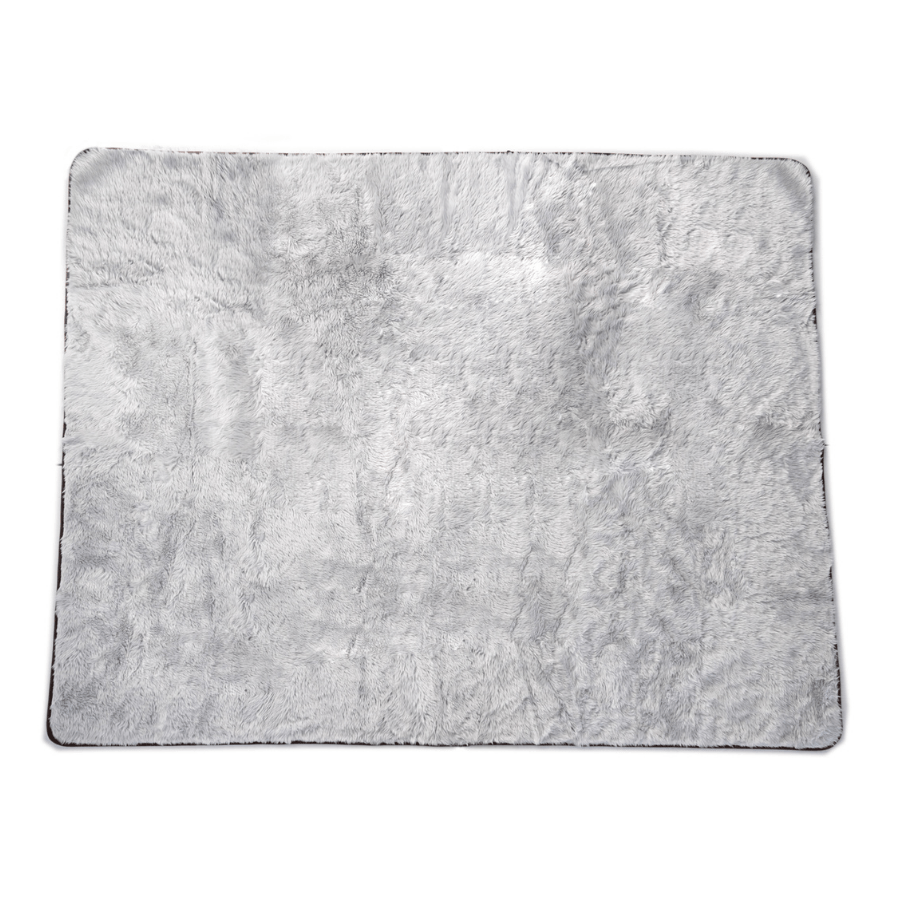 PupProtector Short Fur Waterproof Throw Blanket Grey