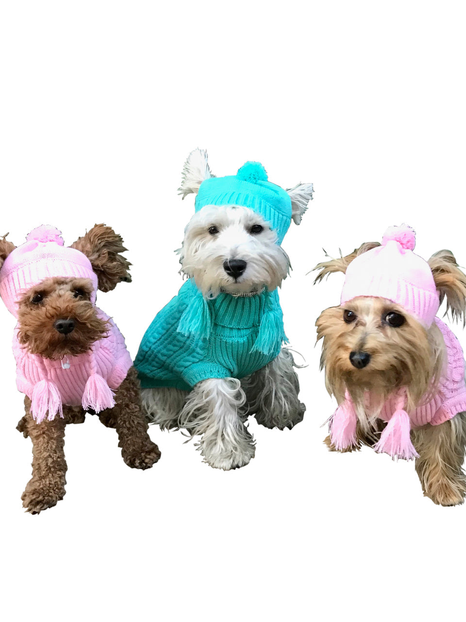 Scottish Cableknit Sweater, Pink