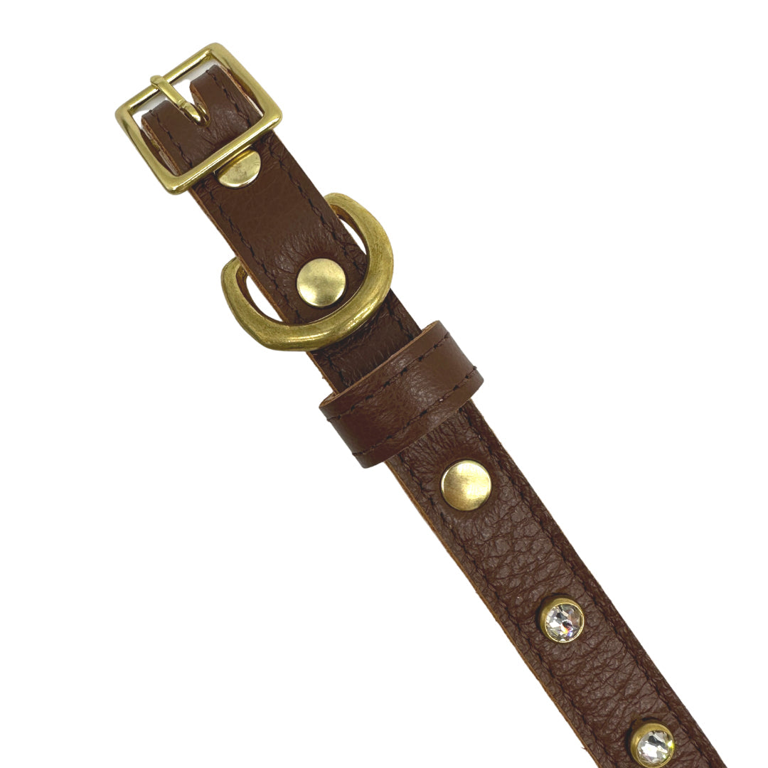 Bonne et Filou – Classic Leather Dog Collar