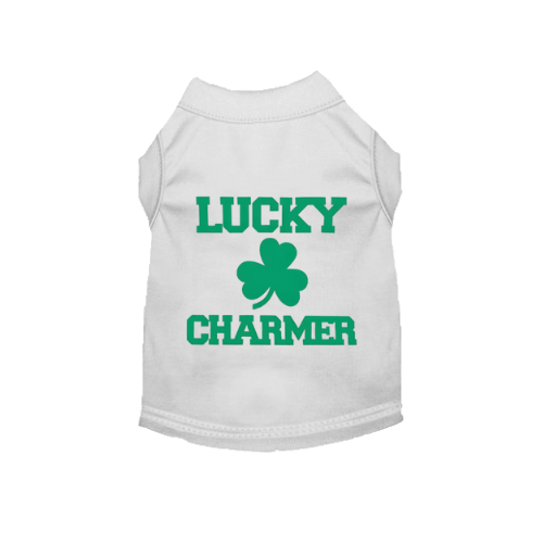 Lucky Charmer St. Patricks Day Dog T-Shirt