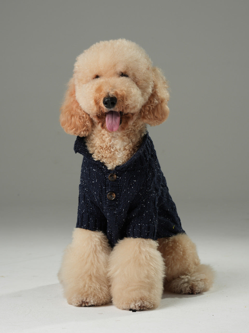 Glacier Pet Sweater-Navy