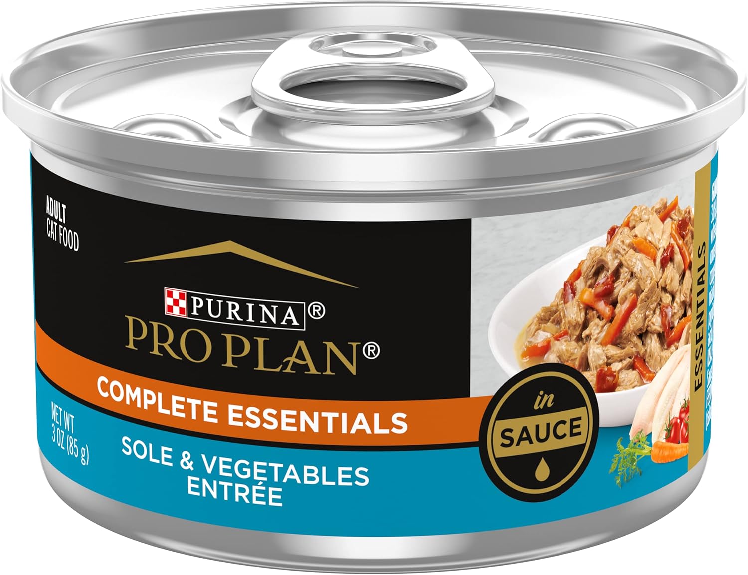 Pro Plan Complete Essentials Sole & Vegetables Entre In Sauce Wet Cat Food (3oz)
